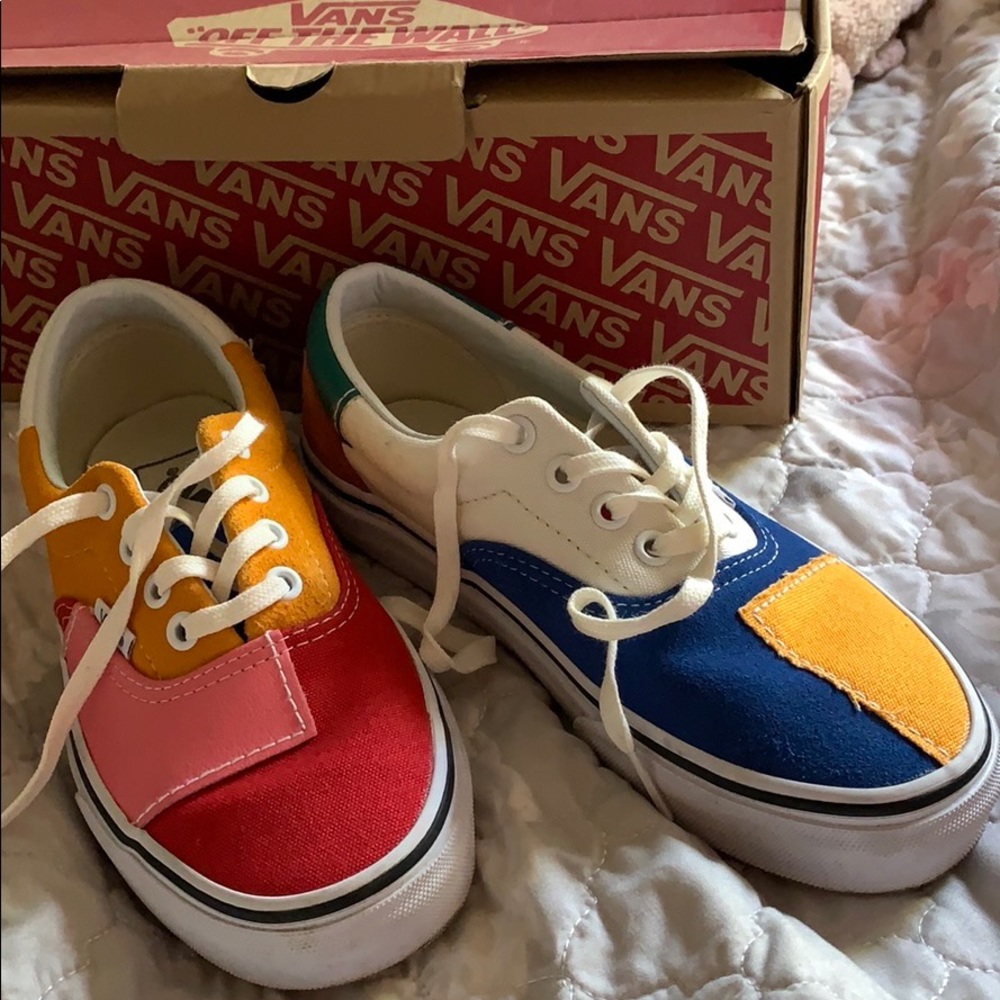 Patchwork Era Vans